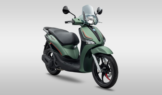 Piaggio Liberty S có thêm phiên bản đặc biệt với màu xanh quân đội độc đáo