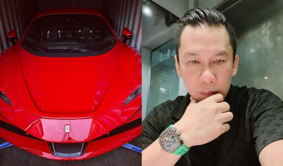 Doanh nhân Đức Huy chính thức chia sẻ về Ferrari SF90 Stradale, siêu xe đắt nhất mình tự mua sau ly hôn