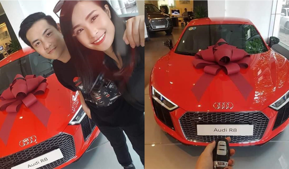 Đông Nhi - Ông Cao Thắng từng đi tiên phong trong việc ca sĩ tậu siêu xe, chơi hẳn Audi R8 V10 Plus chính hãng duy nhất Việt Nam