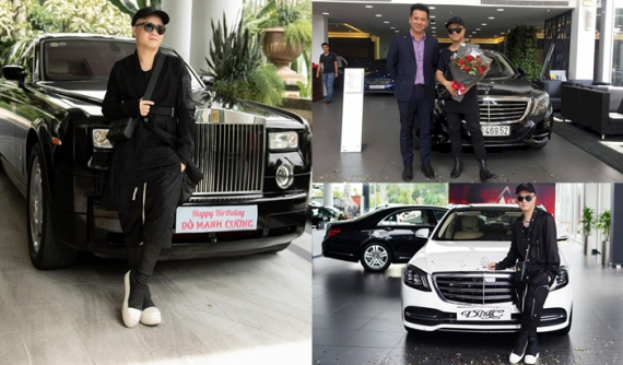 Bộ sưu tập xe của nhà thiết kế Đỗ Mạnh Cường, nổi bật nhất là Rolls-Royce Phantom mua vào sinh nhật U40