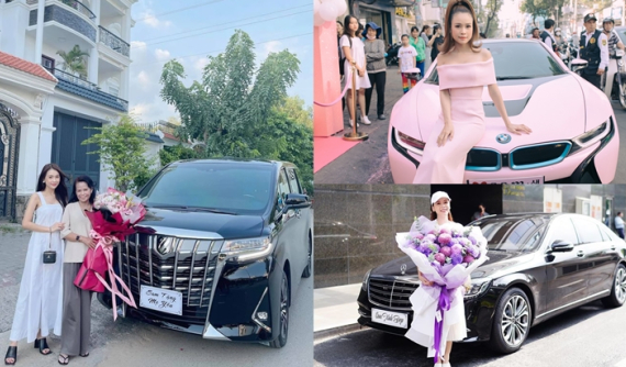Đại gia như hot girl Sam, đổi xe tiền tỷ "xoành xoạch" theo năm, mua Toyota Alphard hơn 4,6 tỷ đồng cho mẹ đi chợ