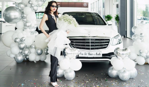 Nữ ca sĩ Bảo Anh tậu xe "quốc dân showbiz Việt" Mercedes-Benz S450, xe sang được Trấn Thành hay hot girl Sam sử dụng