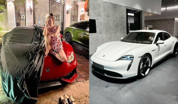 Tặng chồng siêu xe Lamborghini, vợ nhận lại quà 20/10 là xe điện Porsche Taycan có giá 8,5 tỷ đồng