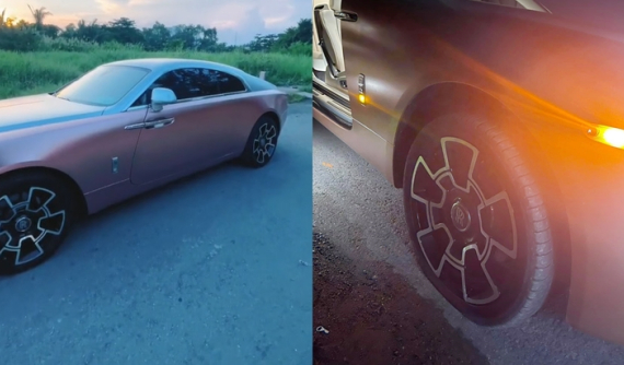 Video: Rolls-Royce Wraith nổ vỏ lúc rạng sáng ở miền Tây khiến chủ xe đau đầu