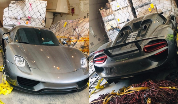 Người nhập McLaren Senna cho Hoàng Kim Khánh chia sẻ ảnh Porsche 918 Spyder sắp về nước