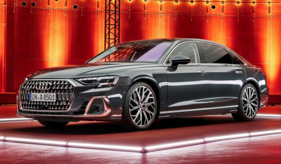 Audi A8 2022 được vén màn với thiết kế và trang bị nổi bật hơn