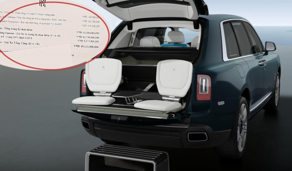 Mua xe Rolls-Royce Cullinan chính hãng, đại gia Việt chi hơn 16 tỷ đồng để sở hữu tùy chọn của mình