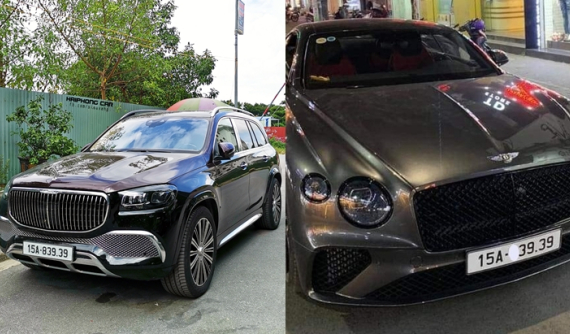 Cặp xe siêu sang biển thần tài nhỏ của doanh nhân Hải Phòng