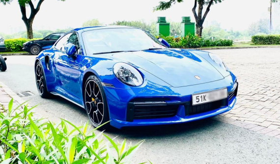 Bắt gặp Porsche 911 Turbo S 2021 của doanh nhân từng sở hữu 2 siêu xe Lamborghini chính hãng đầu tiên Việt Nam