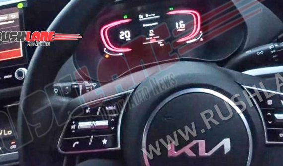 MPV giá rẻ Kia Carens 2022 lần đầu lộ nội thất trước khi ra mắt vào tháng sau