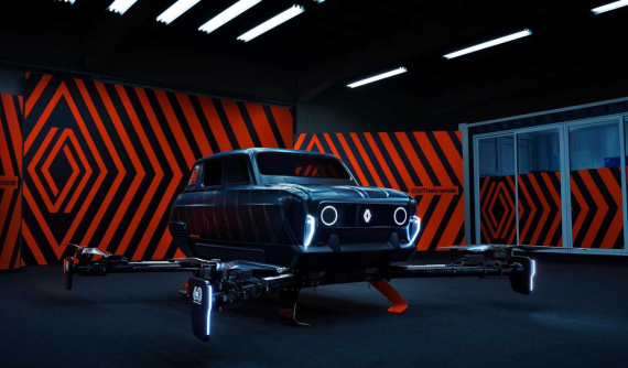 Renault Air4 - Mẫu concept ra mắt với vai trò xe cổ điển biết bay của người Pháp