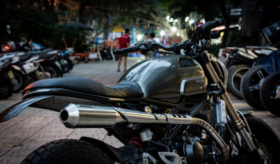 Ngắm bản độ Scrambler mạnh mẽ đầy cá tính từ Honda CB300R tại Việt Nam