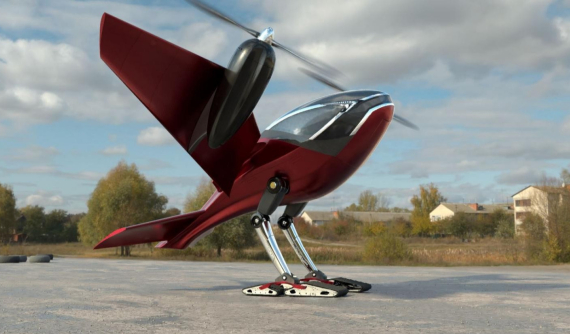 Phractyl Macrobat - Concept xe bay hoạt động giống loài chim cực độc đáo
