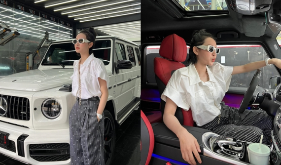 Nữ ca sĩ Hiền Hồ tậu xế khủng Mercedes-AMG G63 đời mới, giá hơn 11 tỷ đồng