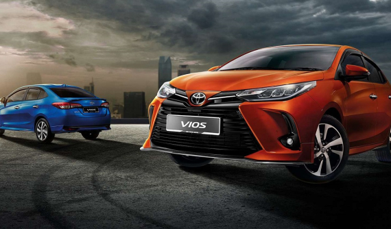 Toyota Vios 2022 được bổ sung màu sơn ngoại thất giống Corolla Cross