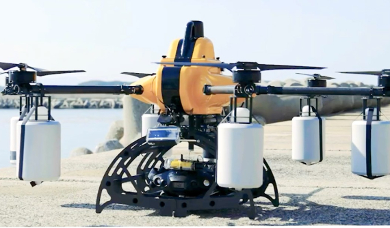Ngắm mẫu máy bay drone tích hợp khả năng di chuyển trên trời-dưới biển đầu tiên trên thế giới