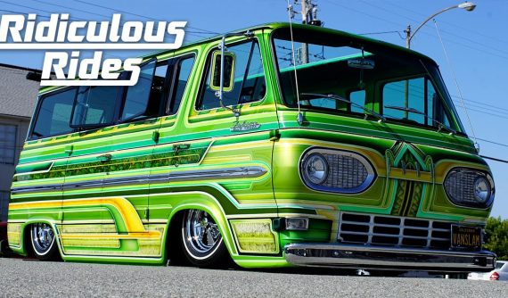 Khám phá VanSlam - Chiếc xe van độ phong cách lowrider vừa đẹp mắt vừa lạ lùng