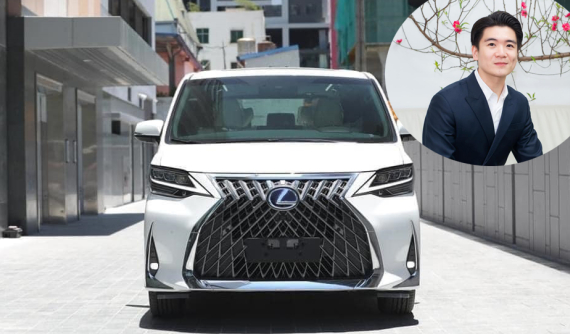 Sau 3 tháng lên chức Phó TGĐ Ngân hàng SHB, con trai Bầu Hiển chi hơn 9 tỷ đồng sở hữu xe Lexus LM 350