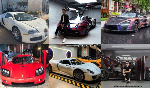 6 siêu phẩm hypercar cùng 1 xe bom tấn megacar của đại gia Việt, cách chơi ngày càng được nâng cao