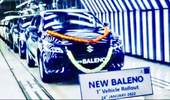 Xe hạng B giá rẻ Suzuki Baleno 2022 sẽ có thêm màn hình hiển thị thông tin kính lái mới