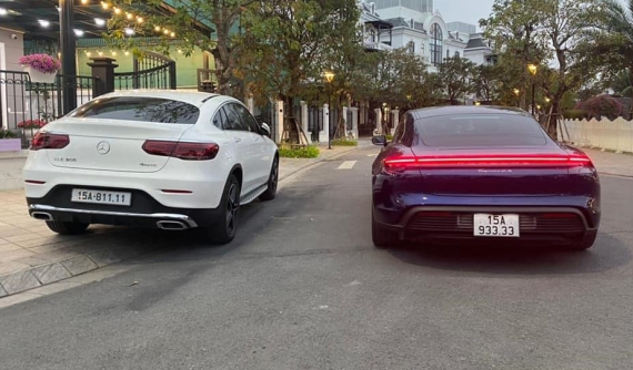 Porsche Taycan 4S mang siêu biển ở Hải Phòng, chủ nhân là "bàn tay vàng" trong làng bấm biển