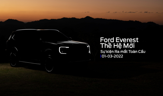 Ford Everest thế hệ mới chính thức được chốt lịch ra mắt