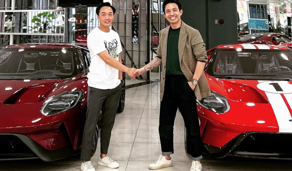 Cái bắt tay này của Minh "Nhựa" và Cường "Đô-la" liệu có giúp cặp Ford GT cực hiếm lăn bánh tại Sài thành?