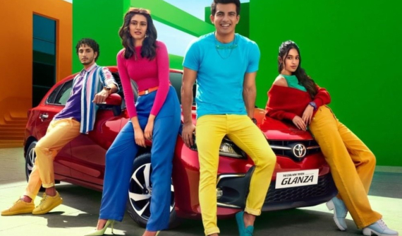 Xe cỡ B giá rẻ Toyota Glanza 2022 lộ diện trước khi ra mắt trong tháng này