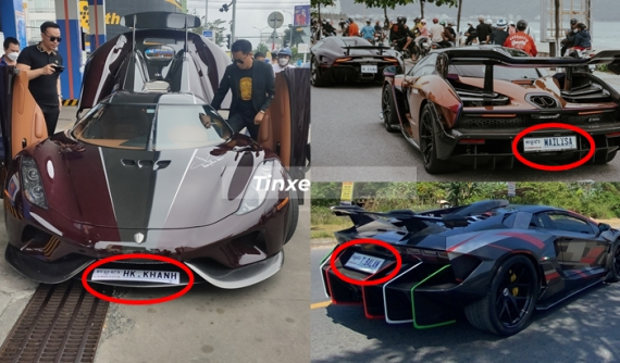 Bộ 3 siêu xe megacar, hypercar và supercar mang biển cá nhân hóa từ Campuchia của đại gia Việt