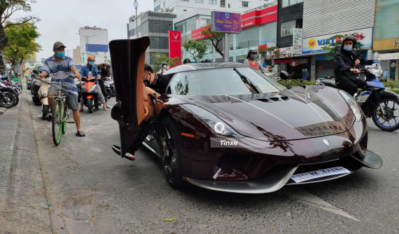 Những hình ảnh nóng hổi về đại siêu phẩm Koenigsegg Regera mới lăn bánh tại Đà Nẵng