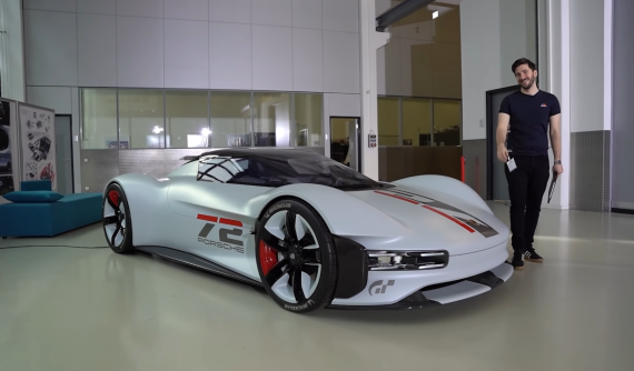 Nhìn cận cảnh chiếc Porsche Vision GT độc nhất vô nhị, thiết kế riêng cho các game thủ