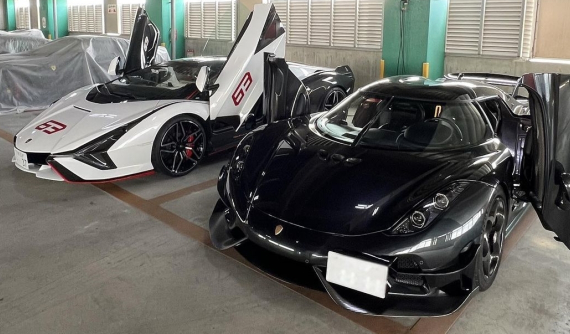 Cũng kết Koenigsegg Regera như Hoàng Kim Khánh nhưng đại gia Nhật còn sở hữu bom tấn Lamborghini Sian vạn người mê