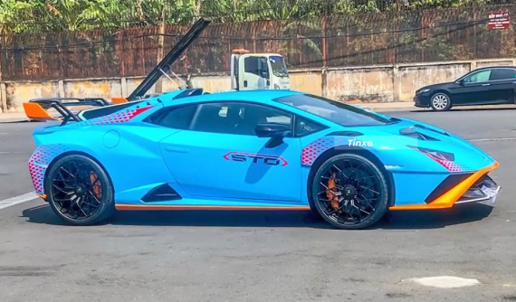 Lamborghini Huracan STO của đại gia Việt âm thầm được mang đi đăng kiểm