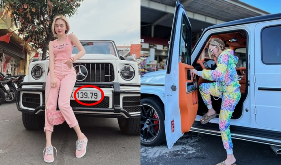 Sau gần nửa năm tậu Mercedes-AMG G63, Trang Nemo bấm được biển số đẹp như mơ cho "ông vua địa hình"