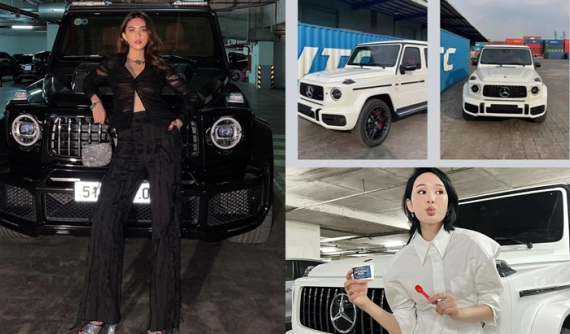 Những sao nữ mê Mercedes-AMG G63, Lily Chen và Ngọc Trinh có dấu hiệu lạ, Hiền Hồ im lặng sở hữu