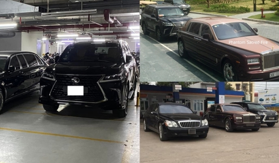 Cặp đôi "chuyên cơ mặt đất" Lexus LX570 ít người biết đến của bị can Trịnh Văn Quyết, luôn tháp tùng cùng các xe siêu sang