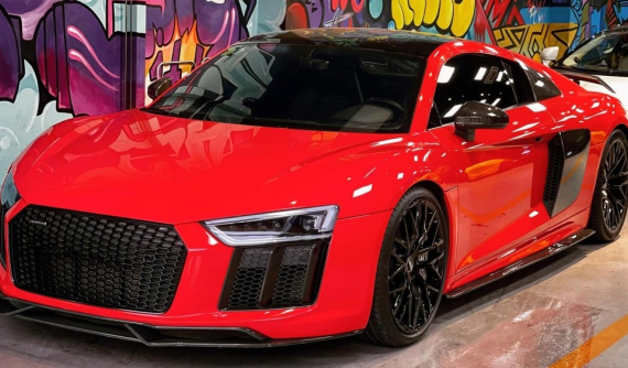 Chia tay Đồng Nai, siêu xe Audi R8 V10 Plus từng của Mai Hồng Ngọc ra Hà Nội định cư
