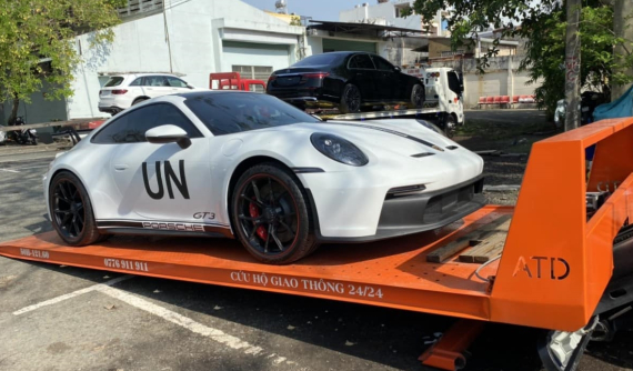 Lộ ảnh Porsche 911 GT3 2022 của ông Đặng Lê Nguyên Vũ đã có biển số