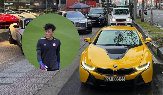 BMW i8 biển tứ quý 6 từng được thủ môn Bùi Tiến Dũng cầm lái được rao bán từ 3 tỷ đồng