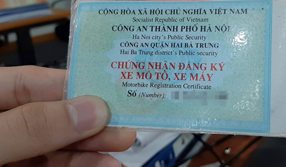 Từ 21/5, người dân có thể tới công an phường, xã để đăng ký biển số xe máy
