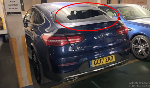 Video: Tuấn Hưng bị kẻ gian đập vỡ kính xe Mercedes-Benz, trộm sạch đồ hiệu mua cho vợ ở Anh