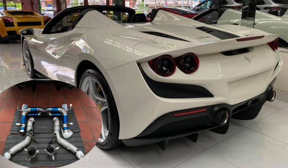 Ông chủ showroom bán siêu xe Sài thành quyết định độ chi tiết này trên Ferrari F8 Spider đang tìm khách