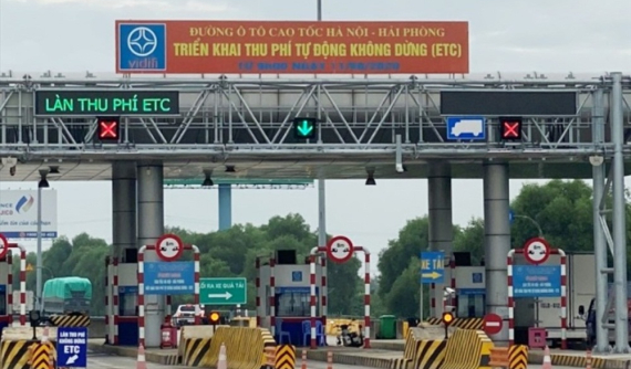 Từ ngày 1/6, xe không dán thẻ ETC đi vào cao tốc Hà Nội - Hải Phòng sẽ bị phạt đến 3 triệu đồng và tước GPLX 3 tháng