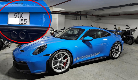 Porsche 911 GT3 992 của chủ nhân siêu xe Mercedes-AMG GTR Pro mới về nước đã có biển số