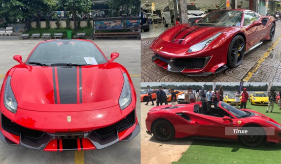 Dàn siêu xe Ferrari 488 Pista Spider của đại gia Việt, Hoàng Kim Khánh mở đầu cuộc chơi