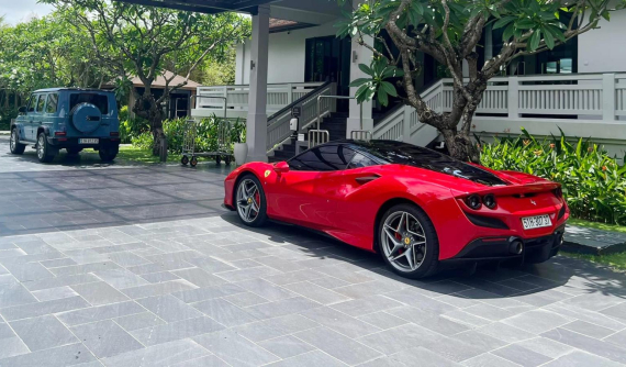 Để xe đua mới mua ở nhà, Cường "Đô-la" cho Ferrari F8 Tributo và Mercedes-AMG G63 đi Đà Nẵng
