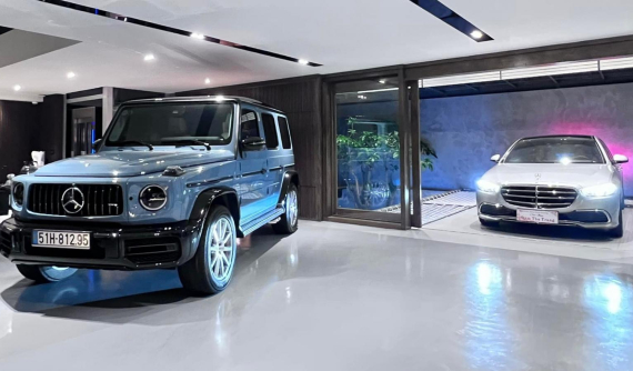 Cặp đôi xe Mercedes-Benz của Đàm Thu Trang: G63 đúng màu xanh yêu thích, S450 Luxury thể hiện sự sang trọng