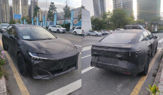 Toyota bZ5 - xe điện với kích thước như Camry - xuất hiện trên đường phố