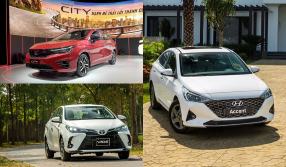 Dưới 600 triệu nên mua xe sedan nào?