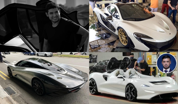 Bộ sưu tập xe McLaren Ultimate Series ước tính hơn 500 tỷ đồng của Hoàng tử bang Johor, Malaysia